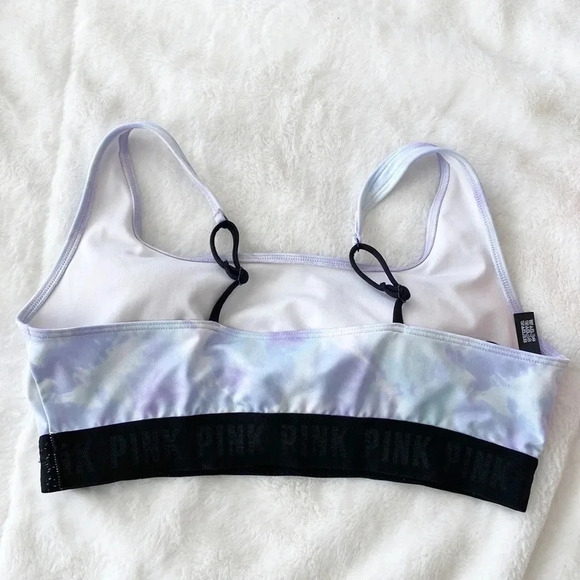 Victoria’s Secret PINK tie dye cut out ultimate lightly lined sports bra - Picture 4 of 6